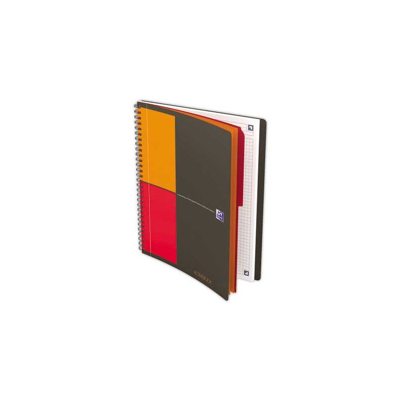 Cahier spirale Activebook, B5,160 pages, 5x5, Oxford International  - Fiducial