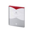 Cahier spirale FIDUCIAL 80g, A5+, Couv.carte rigide, 5x5, 160 pages  - Fiducial