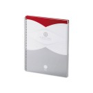 Cahier spirale FIDUCIAL 80g, A4+, Couv.carte rigide, 5x5, 160 pages  - Fiducial
