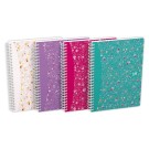 Cahier spirale Oxford Flowers A5 14,8 x 21 cm 120 pages  - Fiducial