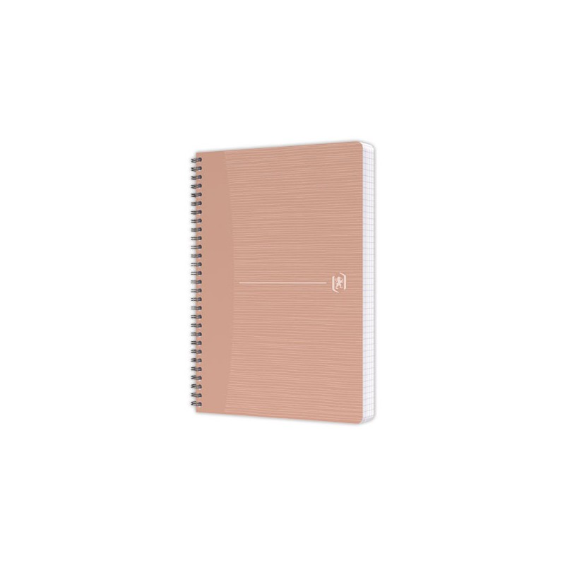 Cahier recyclé à spirales 180 pages 90gr A5 5x5.  - Fiducial