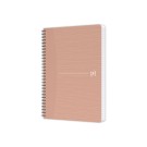 Cahier recyclé à spirales 180 pages 90gr A5 5x5.  - Fiducial