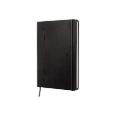 Cahier Signature broché A5 160 pages ligné. Noir  - Fiducial