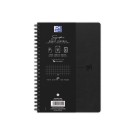 Cahier Signature broché A5 160 pages 5x5. Noir  - Fiducial
