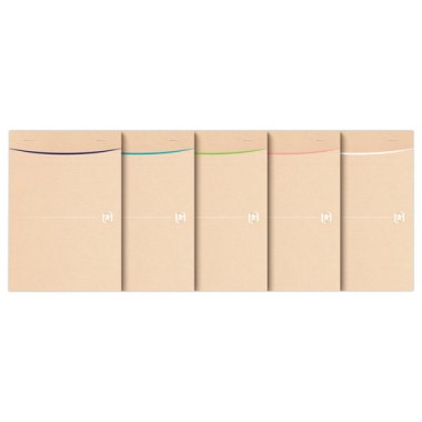 Bloc Touareg A5, 80 feuilles, 5x5, 90g  - Fiducial