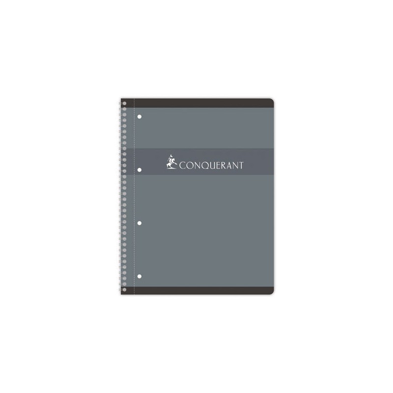 Cahier spirale conquérant 70g, A4+, 160 pages, 5x5  - Fiducial