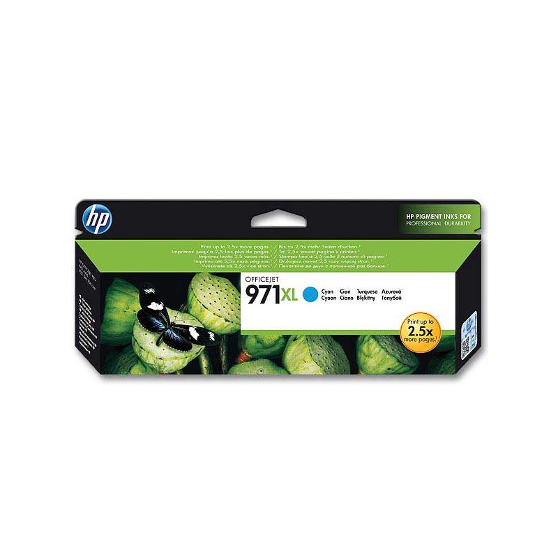HP 971XL cartouche d'encre cyan CN626AE  - Fiducial