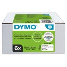 Rouleaux de 220 étiquettes blanches 101x54 mm pour DYMO Label Writer  x6 - Fiducial