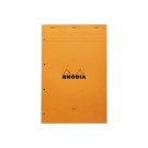 Bloc Rhodia A4+ 21x32 cm, 80 feuilles,séyès, 80g perfo 4 trous  - Fiducial