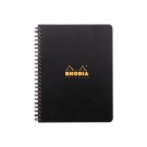 Cahier polypropylène 160 pages A5+ 5x5. Noir  - Fiducial