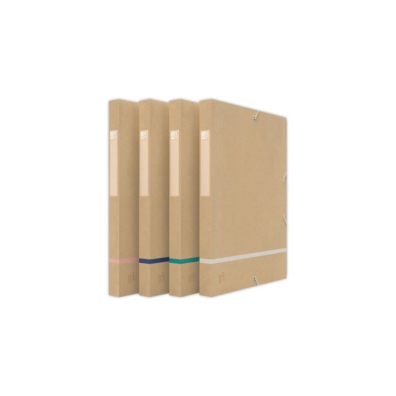 Boite de classement Touareg carte recyclée - dos 2,5 cm  - Fiducial