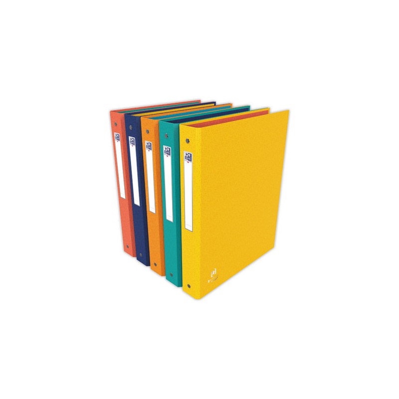 Classeur bicolor recyclé à 4 anneaux  - Fiducial