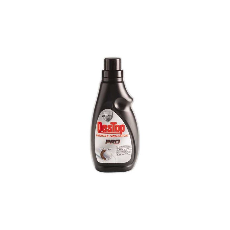 Flacon de Destop Pro entretien canalisations 700ml  - Fiducial