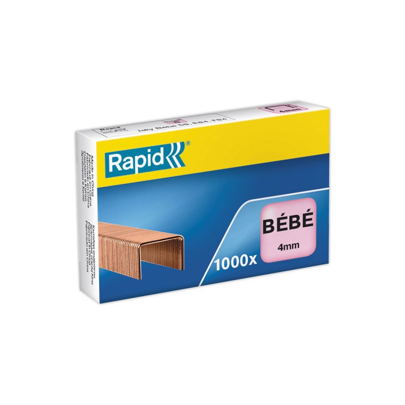 Agrafes RAPID Bébé Ecureuil  x1000 - Fiducial