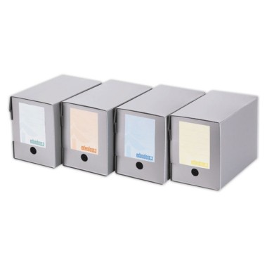 Boîtes à archives en polypropylène EXTENDOS - Dos de 20 cm  x10 - Fiducial