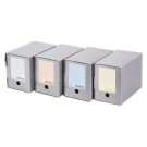 Boîtes à archives en polypropylène EXTENDOS - Dos de 20 cm  x10 - Fiducial