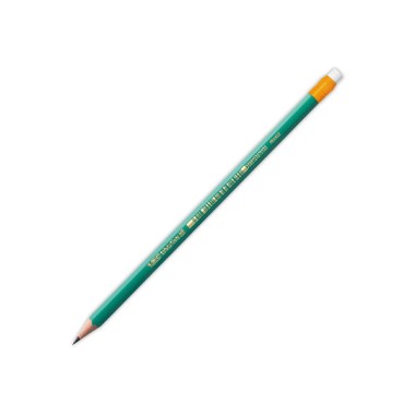 Crayons graphite Bic évolution 655HB bout gomme  x12 - Fiducial