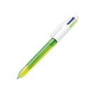 Stylo BIC 4 Couleurs + un surligneur fluo intégré  - Fiducial