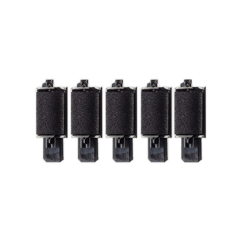 Rouleaux encreurs CP16 IR40 IR70 noir  x5 - Fiducial