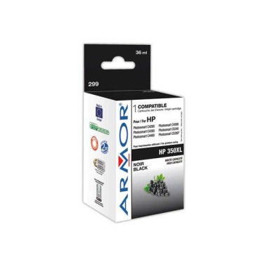Cartouche d'encre ARMOR noire compatible HP CB336E  - Fiducial