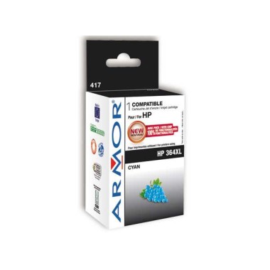 Cartouche d'encre ARMOR cyan compatible HP 364XL  - Fiducial