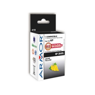 Cartouche d'encre ARMOR jaune compatible HP 364XL  - Fiducial