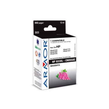 Cartouche d'encre ARMOR magenta compatible HP 933XL  - Fiducial