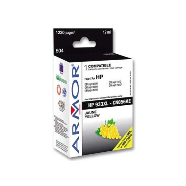 Cartouche d'encre ARMOR jaune compatible HP 933XL  - Fiducial