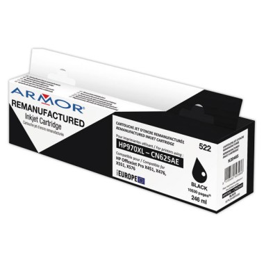 Cartouche d'encre ARMOR noire compatible HP 970XL  - Fiducial