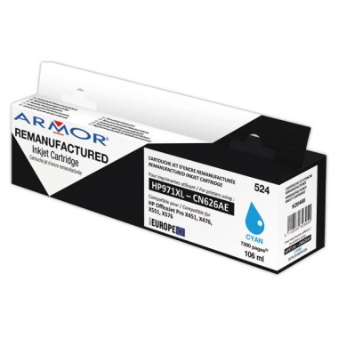 Cartouche d'encre ARMOR cyan compatible HP 971XL  - Fiducial