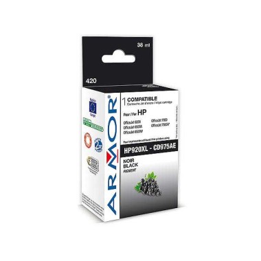 Cartouche d'encre ARMOR noire compatible HP 920XL  - Fiducial
