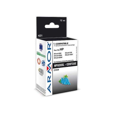 Cartouche d'encre ARMOR cyan compatible HP 920XL  - Fiducial