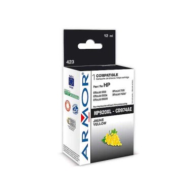 Cartouche d'encre ARMOR jaune compatible HP 920XL  - Fiducial