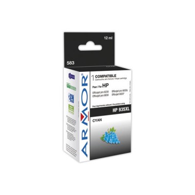 Cartouche d'encre ARMOR cyan compatible HP 935XL  - Fiducial