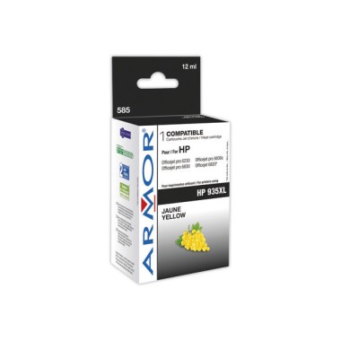 Cartouche d'encre ARMOR jaune compatible HP 935XL  - Fiducial