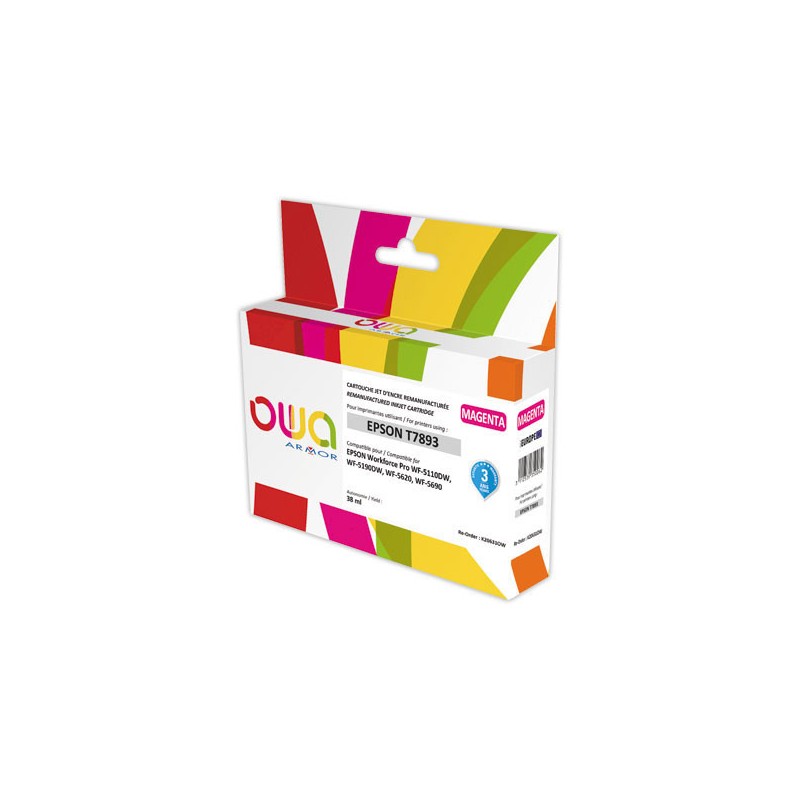 Cartouche EPSON T7893 magenta Armor  - Fiducial