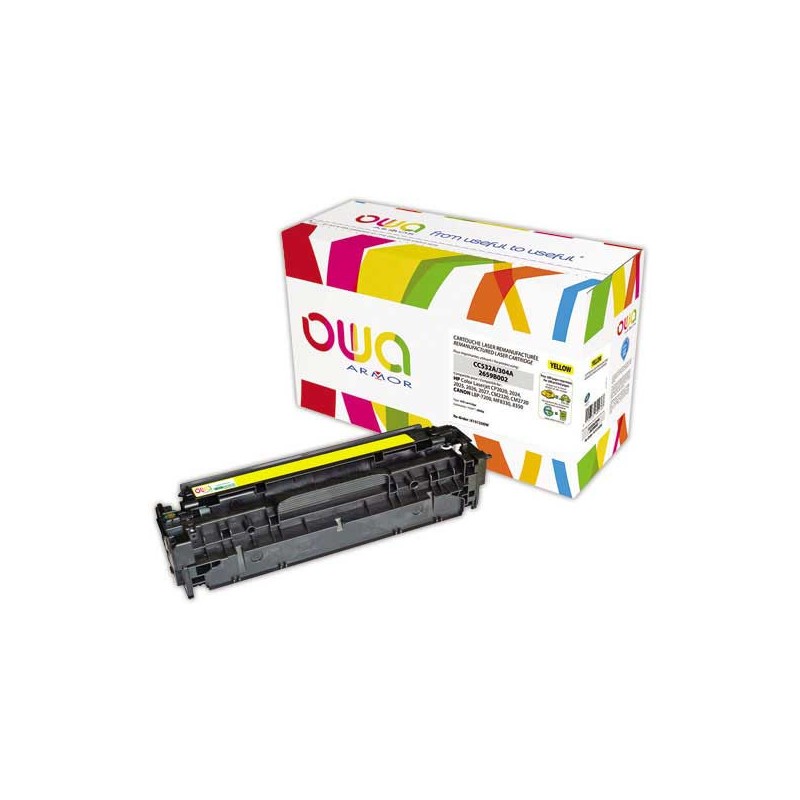 Toner ARMOR jaune compatible HP 304A  - Fiducial