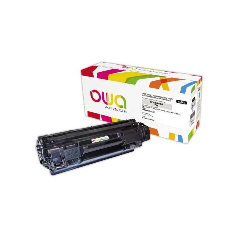 Toner ARMOR noir compatible HP CE278A  - Fiducial