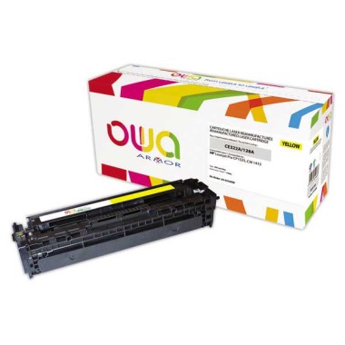 Toner ARMOR jaune compatible HP CE322A  - Fiducial