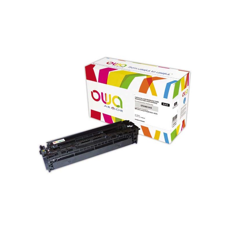 Toner ARMOR noir compatible HP131X CF210X  - Fiducial