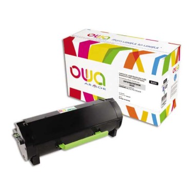 Toner LEXMARK 502 noir HC 50F2H00 compatible ARMOR  - Fiducial