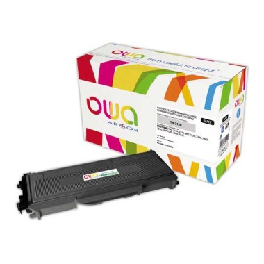 Toner BROTHER TN2120 noir Compatible ARMOR  - Fiducial