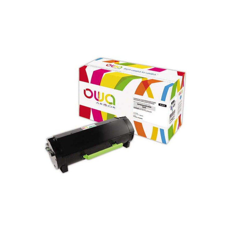 Toner LEXMARK 502 noir THC 50F2X00 compatible ARMOR  - Fiducial