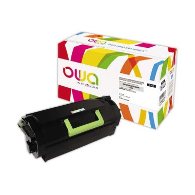 Toner LEXMARK 522 noir HC 52D2H00 compatible ARMOR  - Fiducial