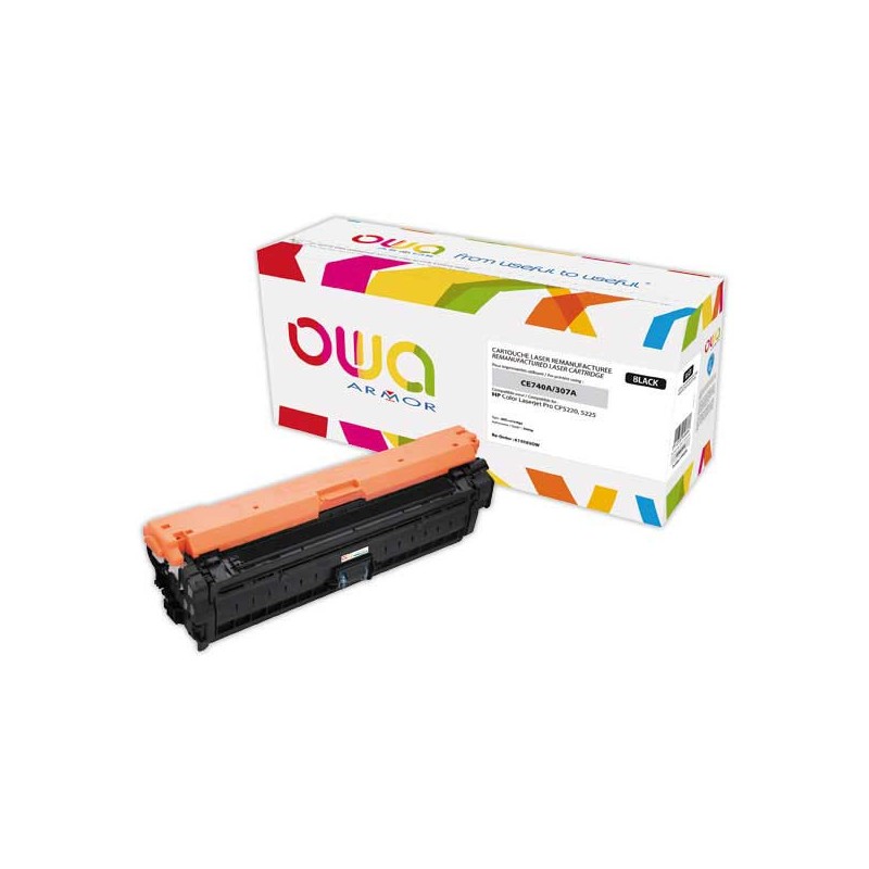 Toner ARMOR noir compatible HP CE740A  - Fiducial