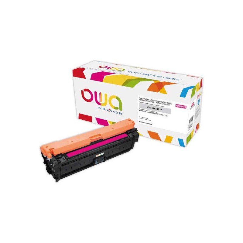 Toner ARMOR magenta compatible HP CE743A  - Fiducial