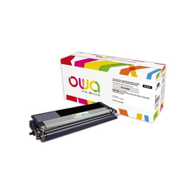 Toner BROTHER TN325BK noir compatible ARMOR  - Fiducial