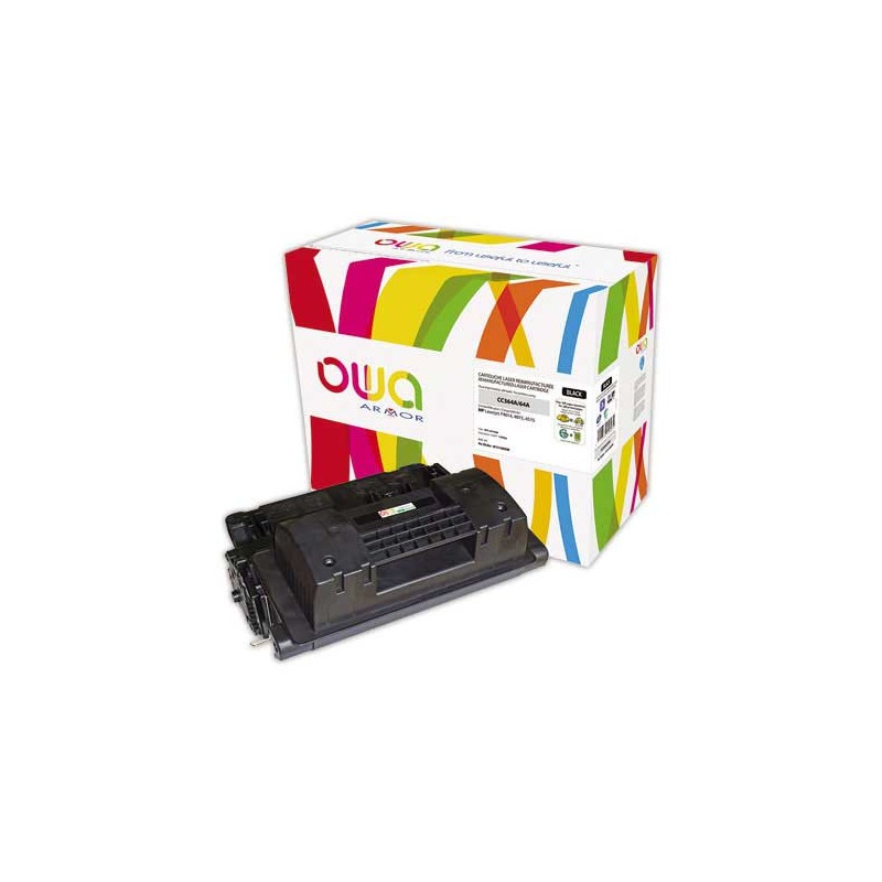 Toner ARMOR noir compatible HP 64A CC364A  - Fiducial