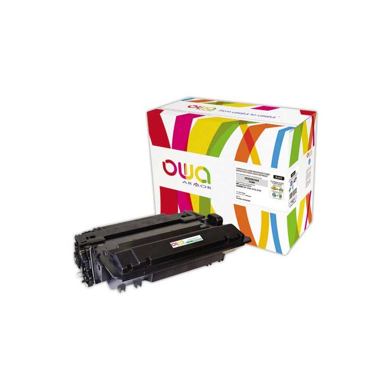 Toner ARMOR noir compatible HP CE255X  - Fiducial