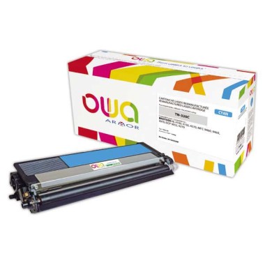 Toner ARMOR équiv. BROTHER TN320C cyan  - Fiducial